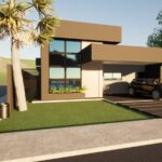 Casa Térrea 03 qtos de alto padrão em Fase de Construção